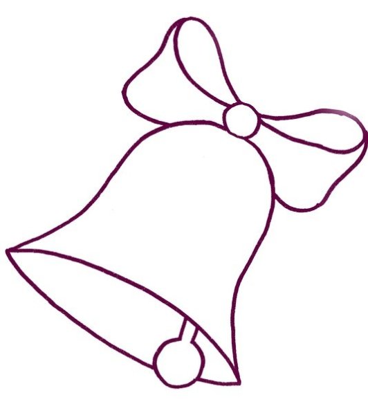 Колокольчик раскраска