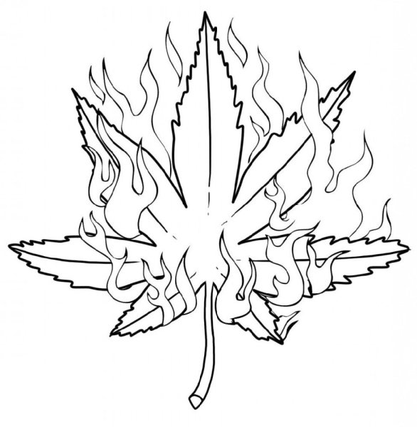 Рисунок огня пламени карандашом