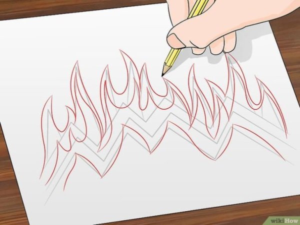 Костер эскиз