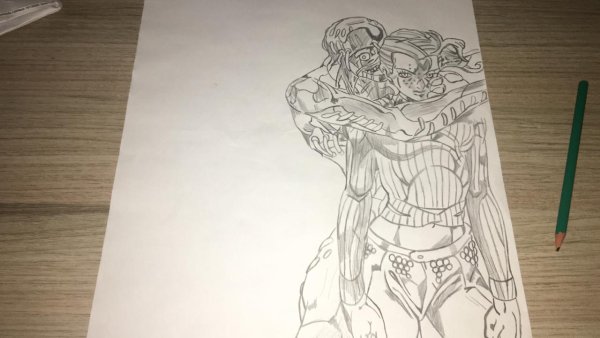 Дьяволо арты карандашом