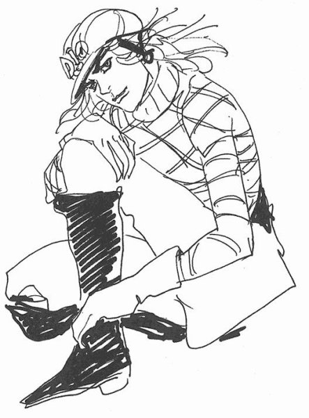 Скетчи Араки Хирохико