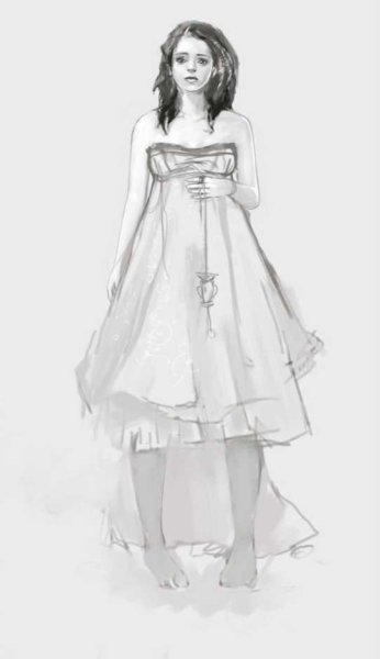 Кукла Барби для срисовки