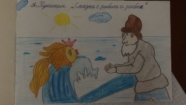 Сказка о рыбаке и рыбке читательский дневник 2