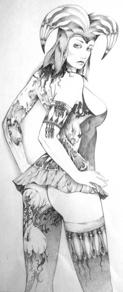 Шут тату эскиз