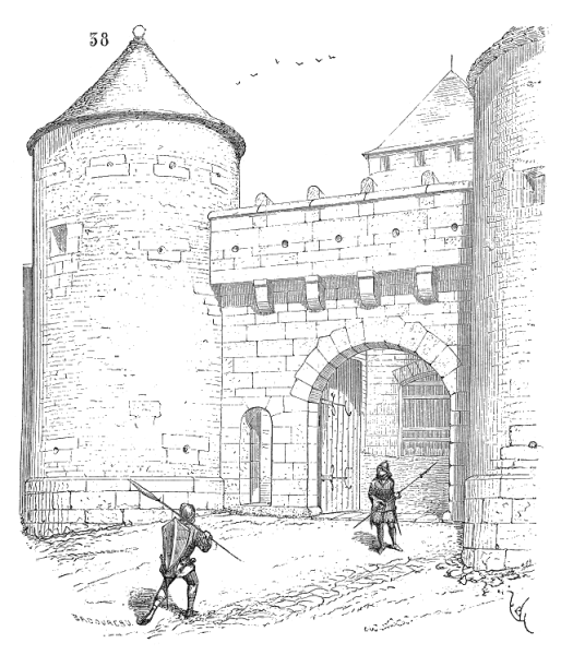 Рыцарь карандашом для срисовки