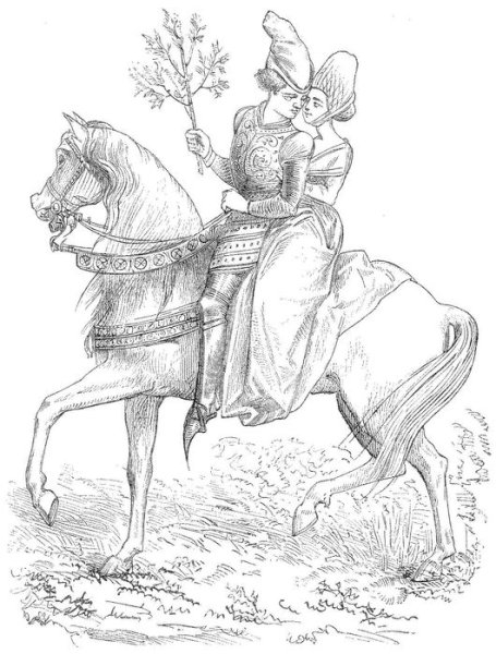 Раскраска Рыцари средневековья крестоносцы