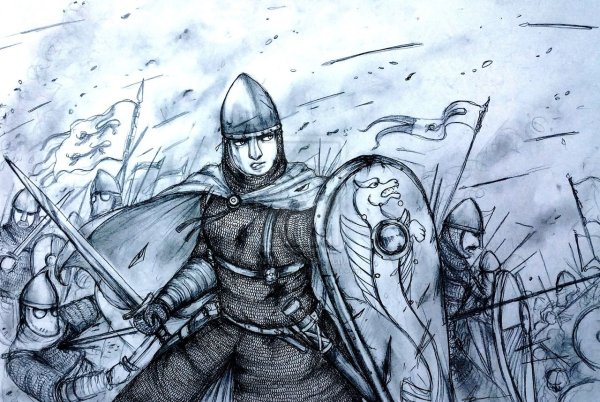 Рыцарь карандашом