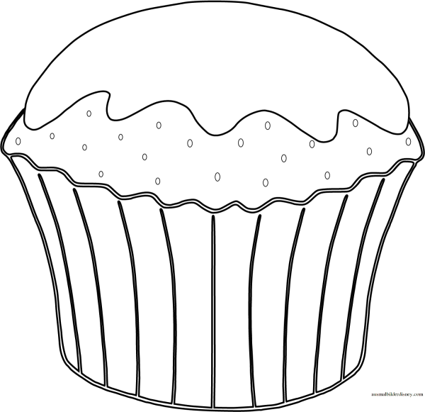 Раскраска кексики и тортики
