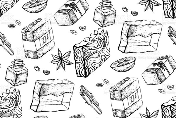 Нарисовать жидкое мыло