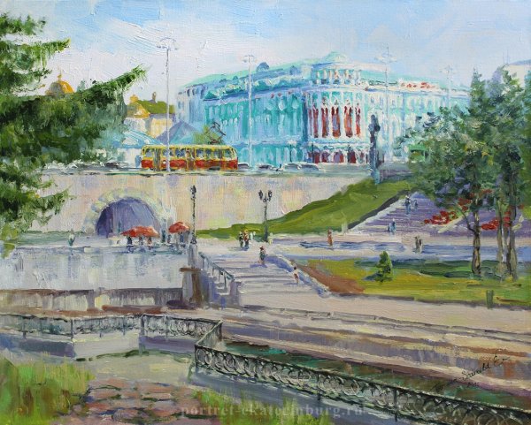 Картина Екатеринбург Плотинка
