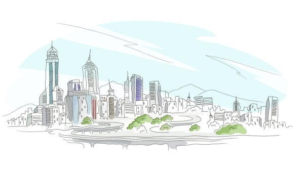 Город рисунок