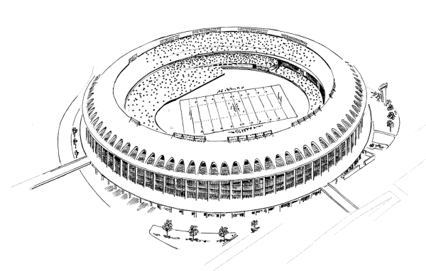 Стадион Лужники вектор