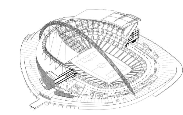 Стадион Бислетт набросок