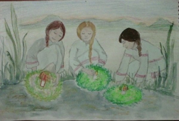 Троица Андрея Рублева прорись