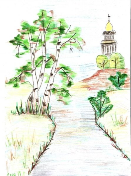 Троица Рублева прорись