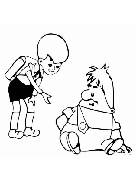 Астрид Линдгрен Карлсон раскраска