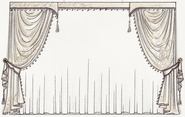 Театральный занавес эскиз