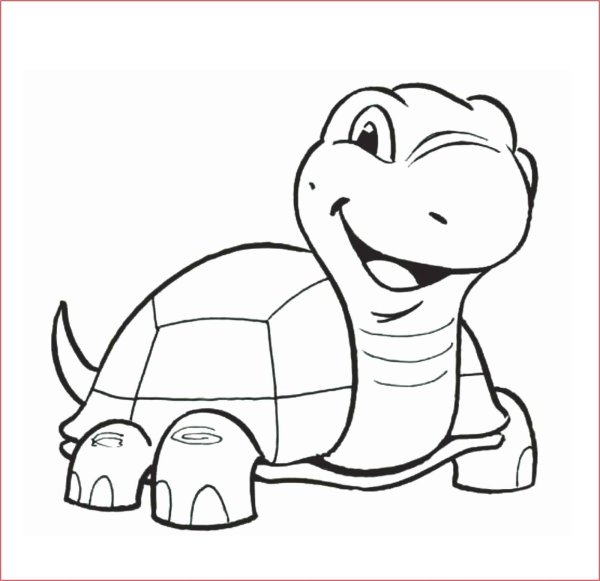 Черепаха для срисовки