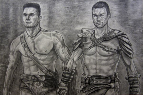 Спартак и Крикс арт