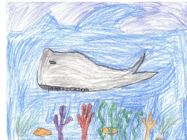 Несложный рисунок океана