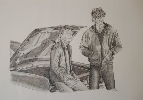 Сериал сверхъестественное рисунки