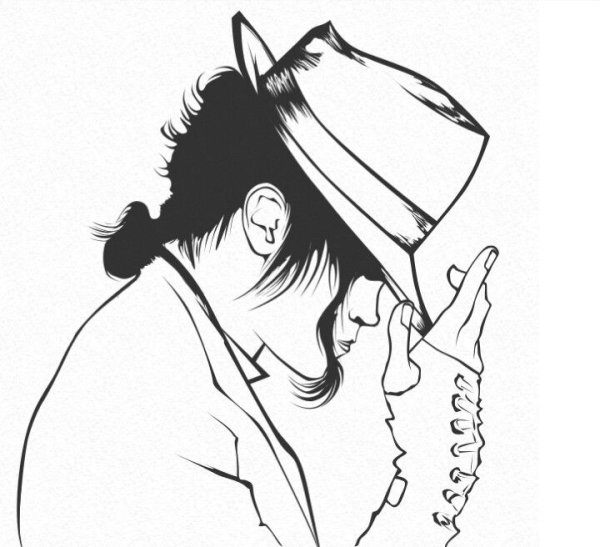 Нарисовать Майкла Джексона