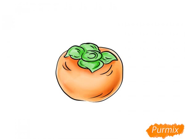 Хурма вектор