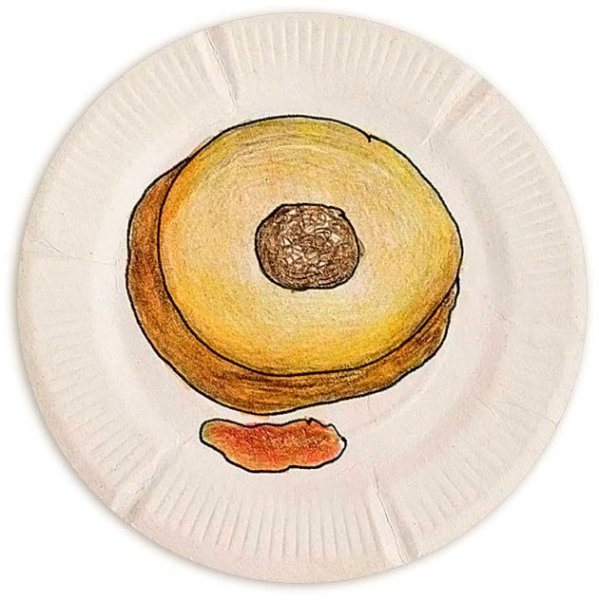 Беляш мультяшный