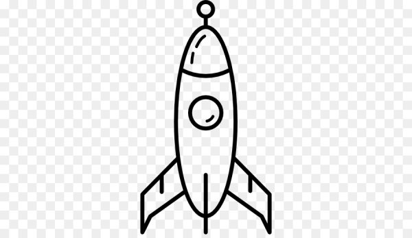 Ракета рисунок карандашом