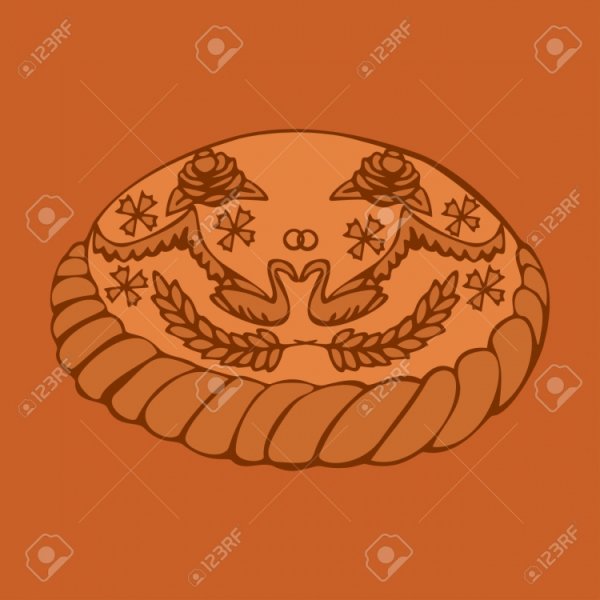 Каравай рисунок