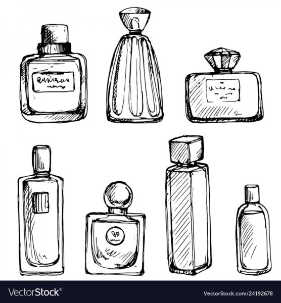 Флакончики для духов срисовыфывать