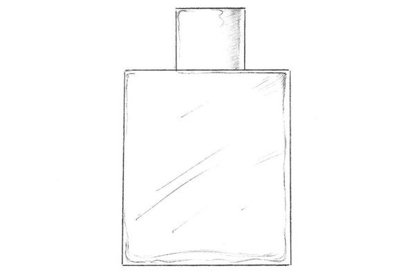 Духи рисунок карандашом