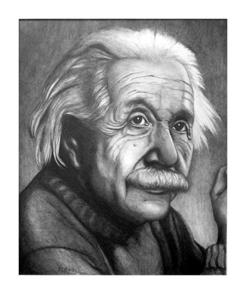 Альберт Эйнштейн скетч