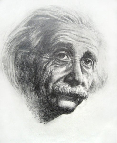 Портрет Эйнштейна у Купитмана