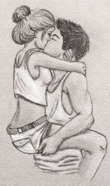 Рисунки влюбленных пар карандашом