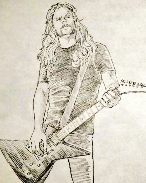 Metallica Джеймс Хэтфилд Art