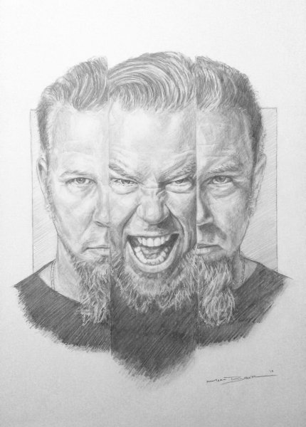 James Hetfield портрет