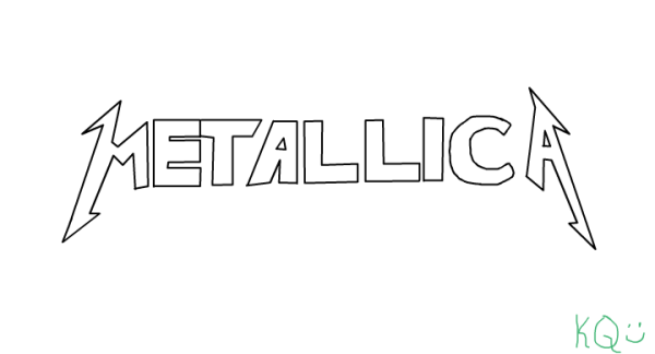 Metallica раскраска
