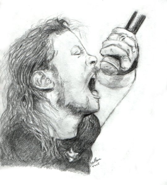 Джеймс Хэтфилд рисунок