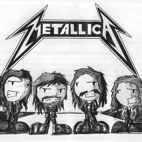 Metallica карандашом