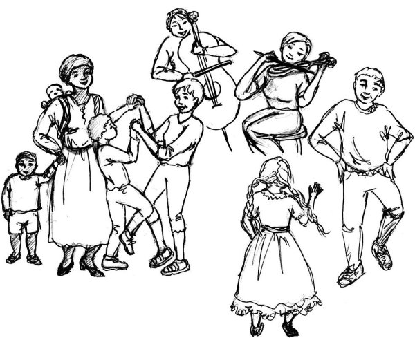 Раскраска Дружба народов