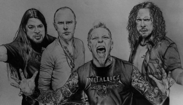 Metallica рисунки Хэтфилда