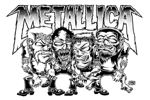 Металлика Раскрашенные