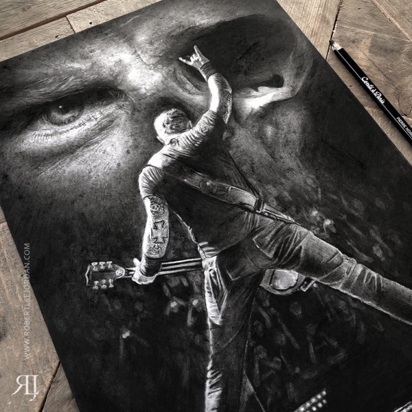 Metallica рисунки Хэтфилда