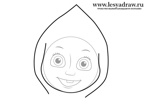 Детские разукрашки Маша и медведь