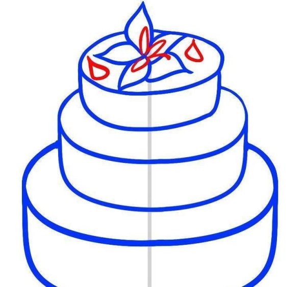 Эскиз торта