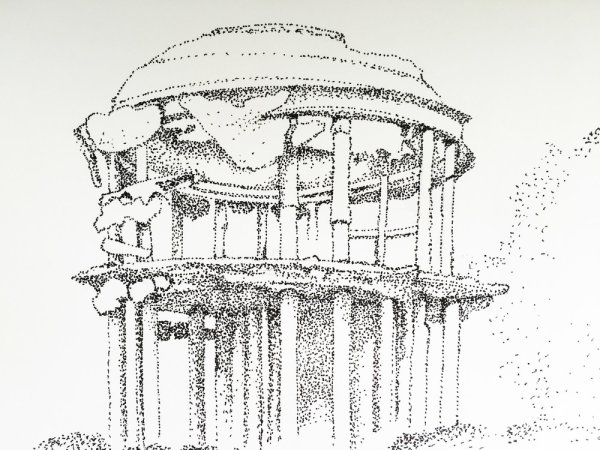 Ротонда Воронеж раскраска