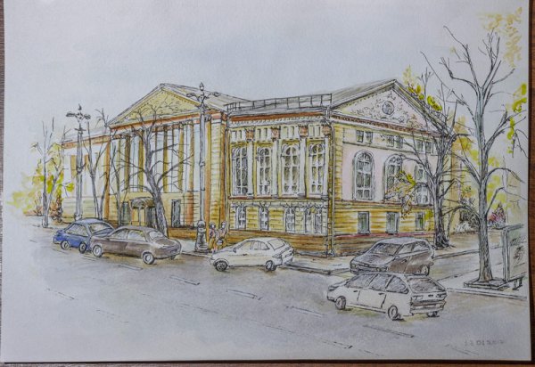 Воронеж рисунок города