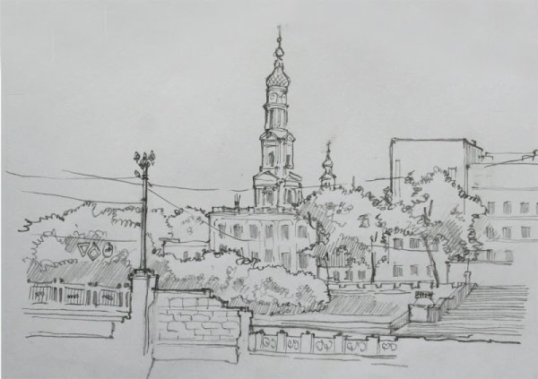Зарисовки города Воронеж