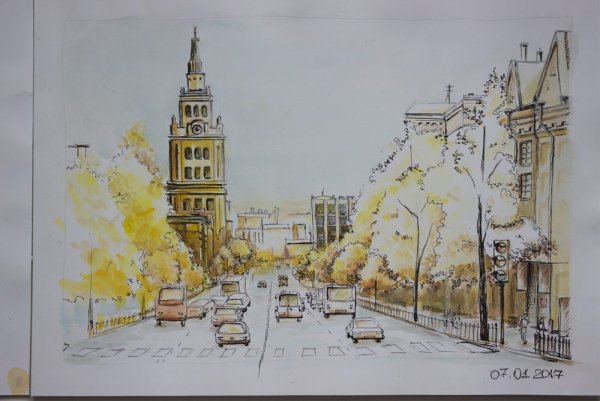 Зарисовки города Воронеж